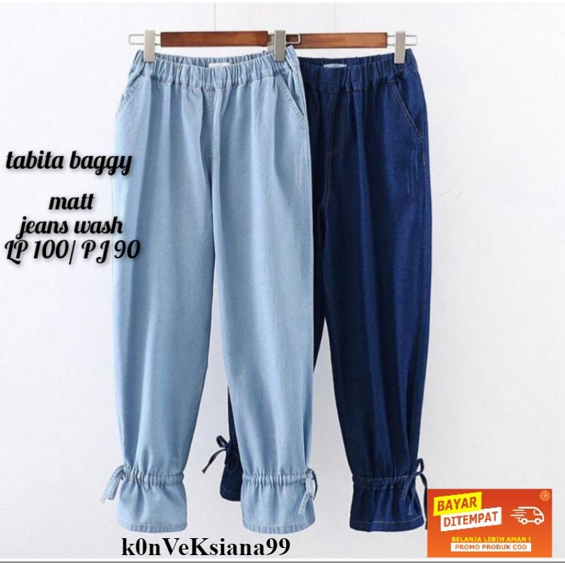 Baggy Jeans Kekinian Tabita Jean Wash