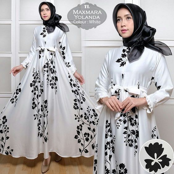 Maxi Maxmara Yolanda/gamis murah/maxi dress/dress muslim murah