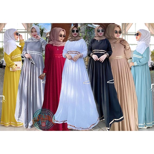gamis nio performance original / gamis polos terlaris