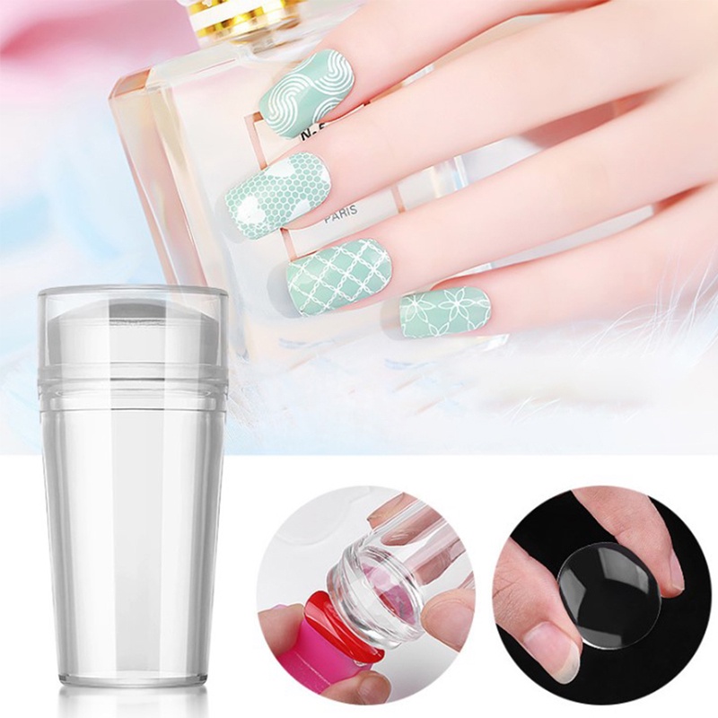 Stempel Gel Silikon Bening Untuk Nail Art