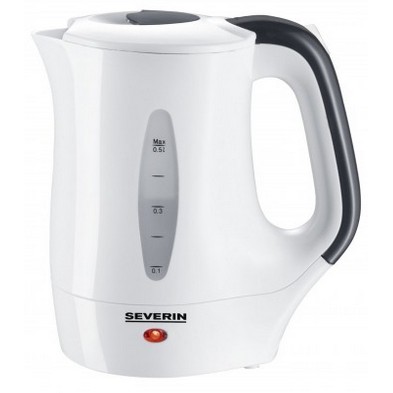 Severin Electronic Travel Kettle with 2 cups 0.5L, Thermos Air 500ml