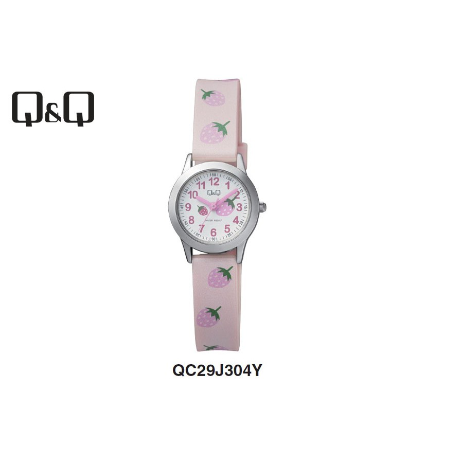 Jam Tangan Anak Motif Lucu Rubber Karet Analog Original Q&amp;Q QNQ QQ QC29 QC29J Series