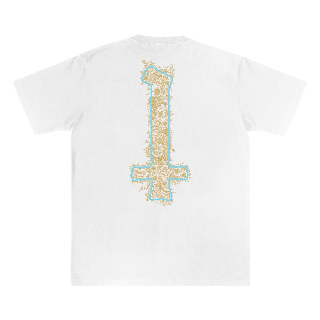 Heretic - T-Shirt - Floral White