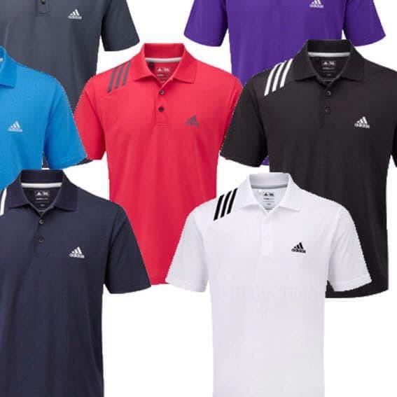 adidas polo 3 stripes