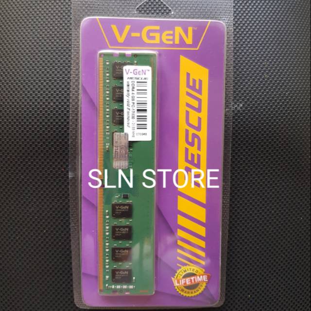 RAM DDR4 4GB 2133 Mhz PC-17000 V-GeN Rescue RAM PC Vgen