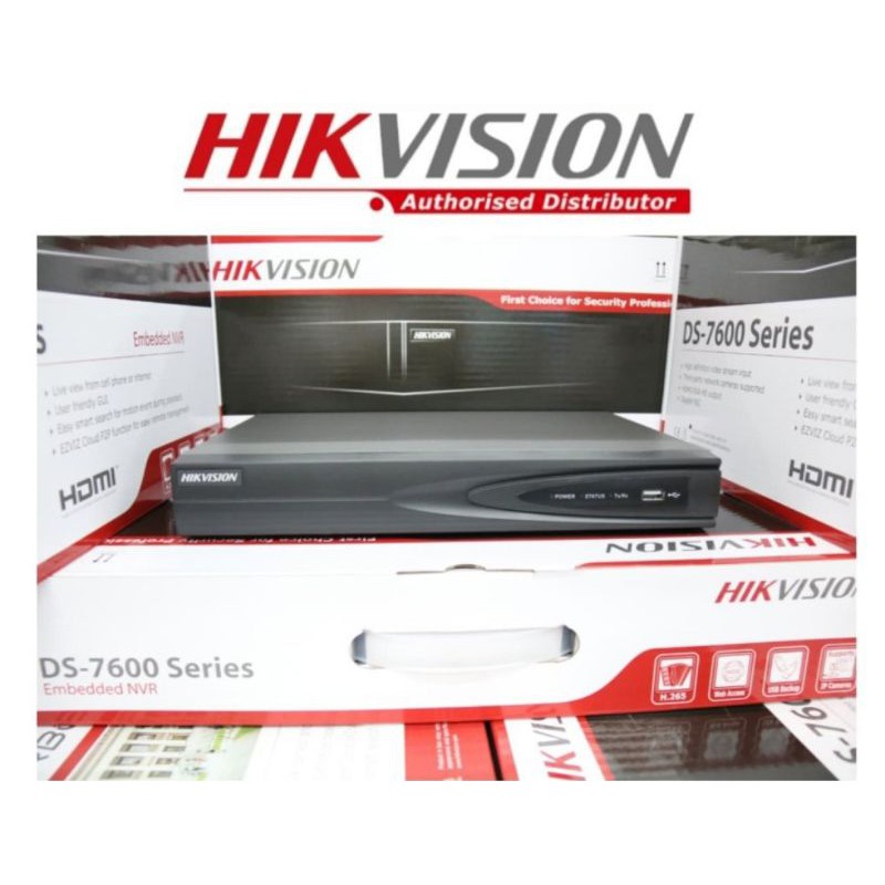 HIKVISION 7608NI-K1(B) NVR 8 CHANNEL 4K NVR GARANSI 2 TAHUN