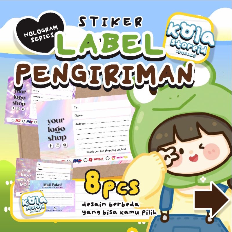

ʕ·ᴥ·ʔ KOLAKALI • HOLOGRAM SERIS • STIKER PENGIRIMAN • STIKER ALAMAT • STIKER PENGIRIMAN ONLINE SHOP • LABEL PENGIRIMAN • SHIPPING LABEL