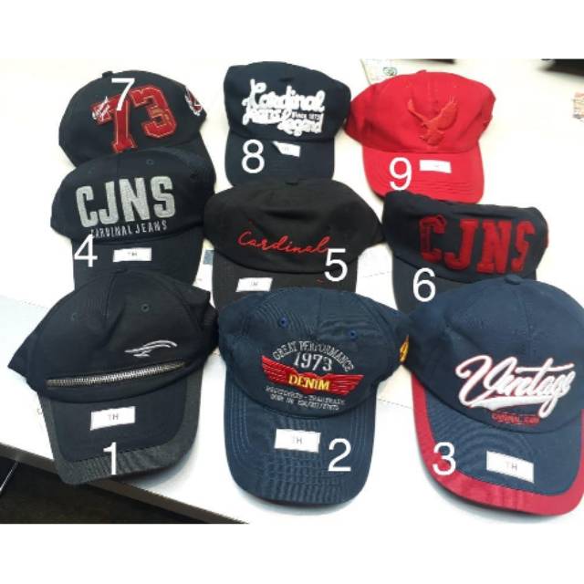 Topi pria cardinal produk asli cardinal topi branded