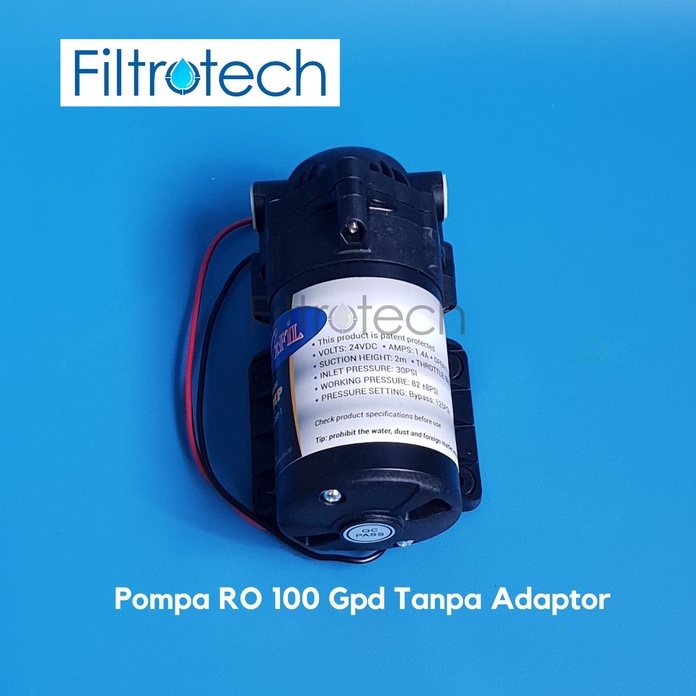 RO pump 24V Booster Pump Only / Pompa RO 24V Tanpa Adaptor