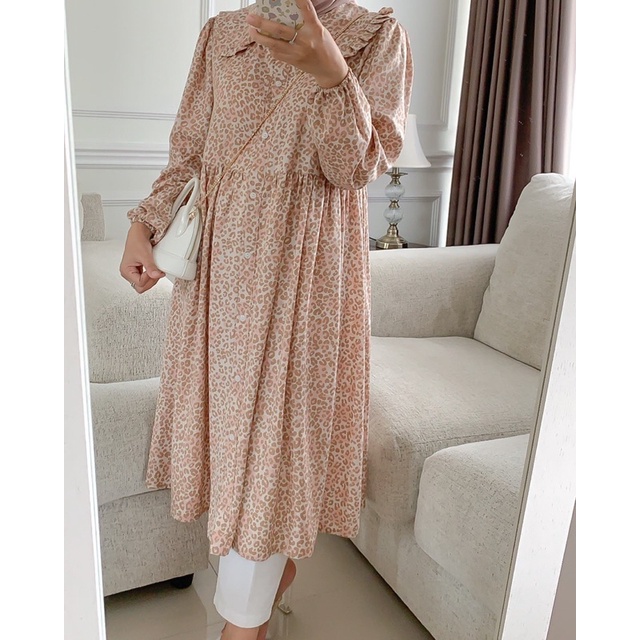 MIDI DRESS RAYON PREMIUM | GAMIS KATUN RAYON VISCOSE | DRESS BUSUI