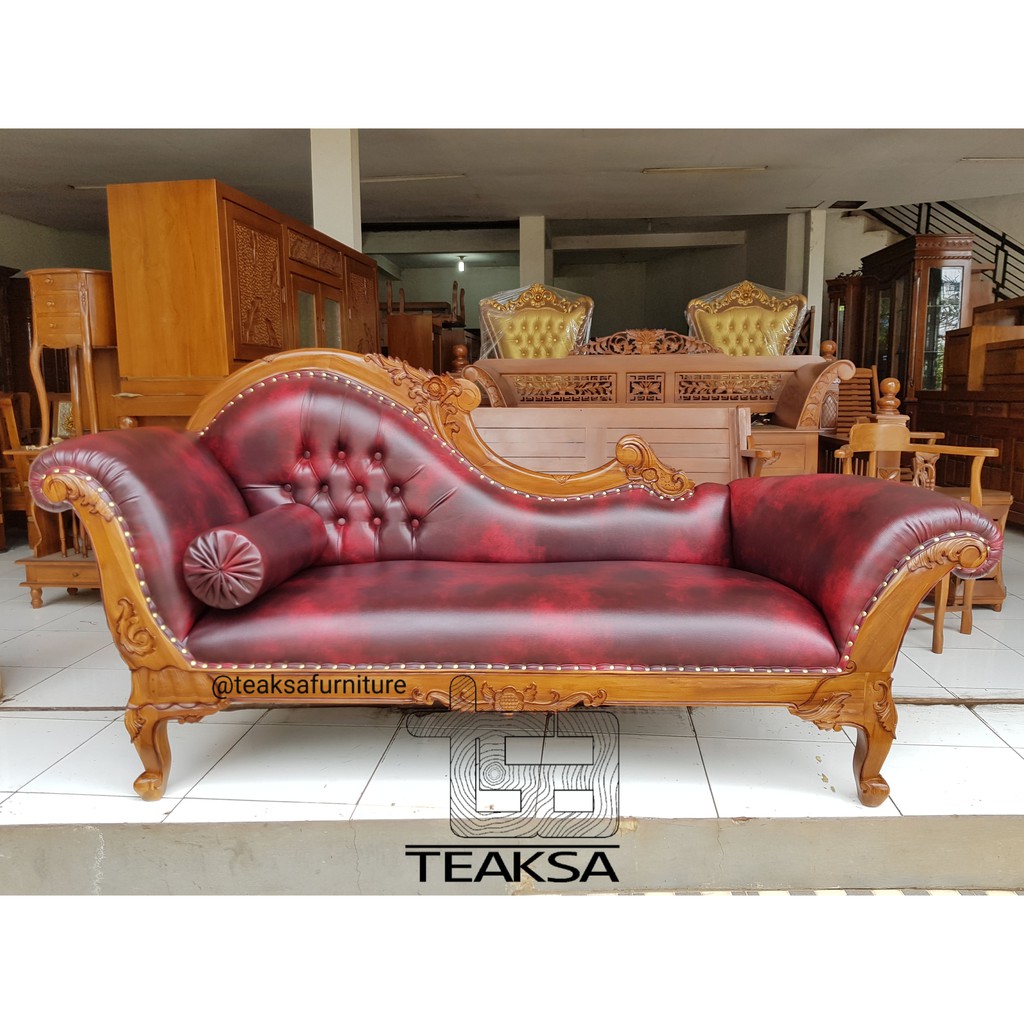 Kursi Sofa santai Jati Lois