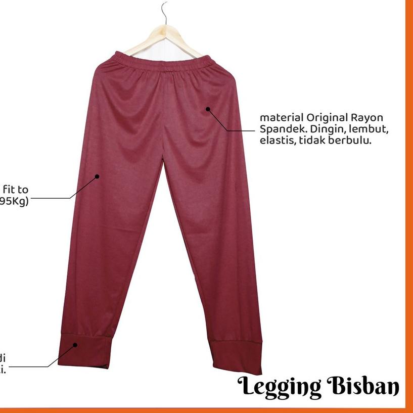 ▼ Legging Kaos Celamis Wanita Dewasa Muslimah Bisban By Alima ♀