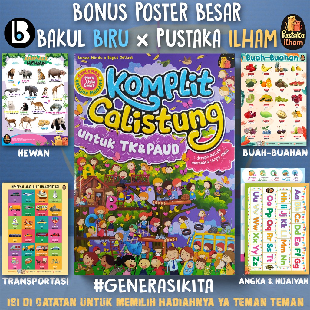 Download Buku Calistung Untuk Anak Tk