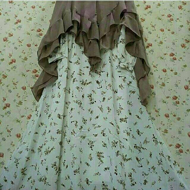 Promo gamis wolfis premium murah / gamis premium wolfis / gamis gracia choco