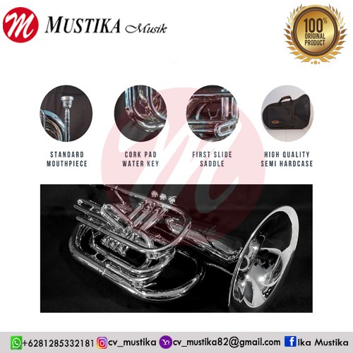 BB MARCHING BARITONE ROYALE RMB 3000 NICKEL/SILVER