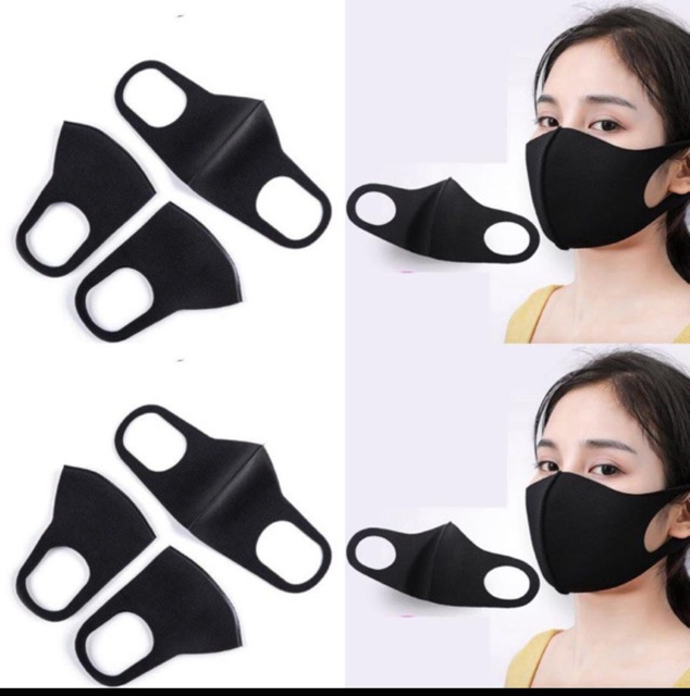 Download Masker Korea Bahan Scuba Masker Wajah Shopee Indonesia PSD Mockup Templates