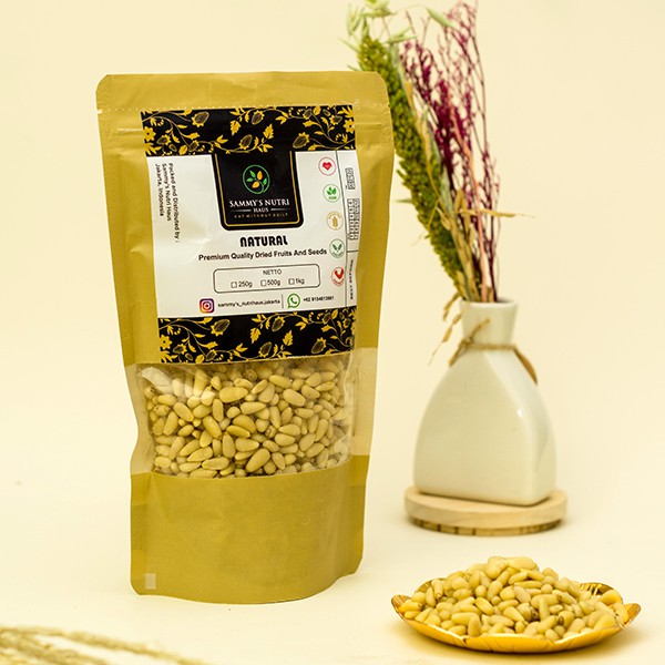 

100GM PINE NUT NATURAL RAW & ROASTED (UNSALTED/SALTED) / kacang pinus