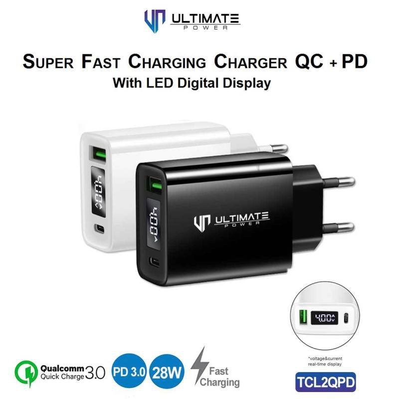 Charger Ultimate Super Fast Charger QC 3.0 With LED Power Delivery Fast Charging Original