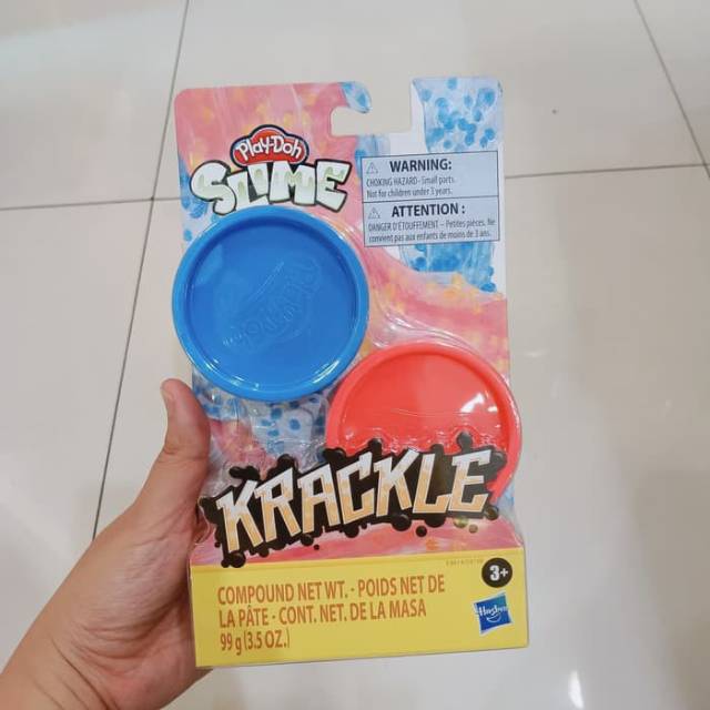 play doh krackle slime
