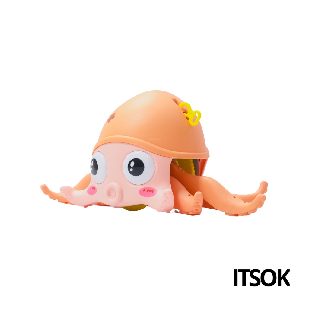 ITSOK Mainan Gurita Octopus / Kepiting Crab Bath Toys Beach Walking Toy Clockwork Toy