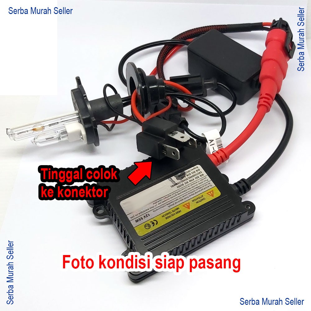 Lampu Hid 35w Motor Mobil H4 Bisa Hi Lo 1bh Shopee Indonesia