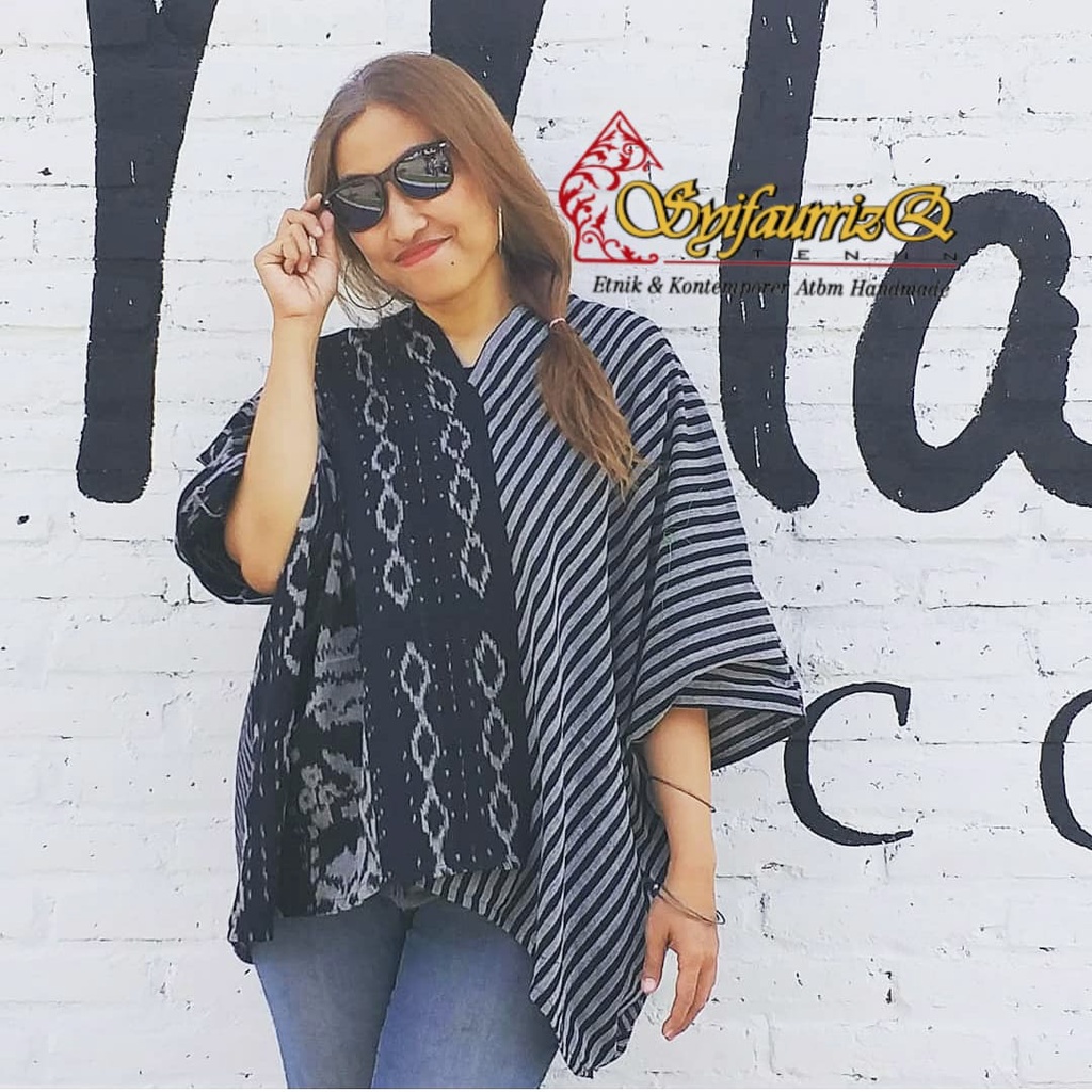 blouse tenun baju tenun jepara OT11