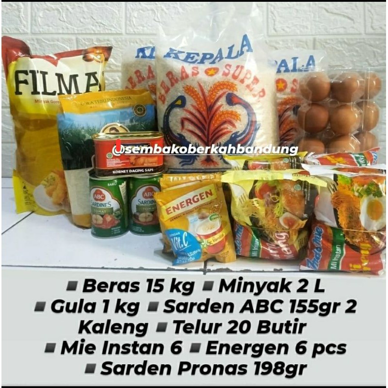 

Paket Sembako Request Beras 15 kg