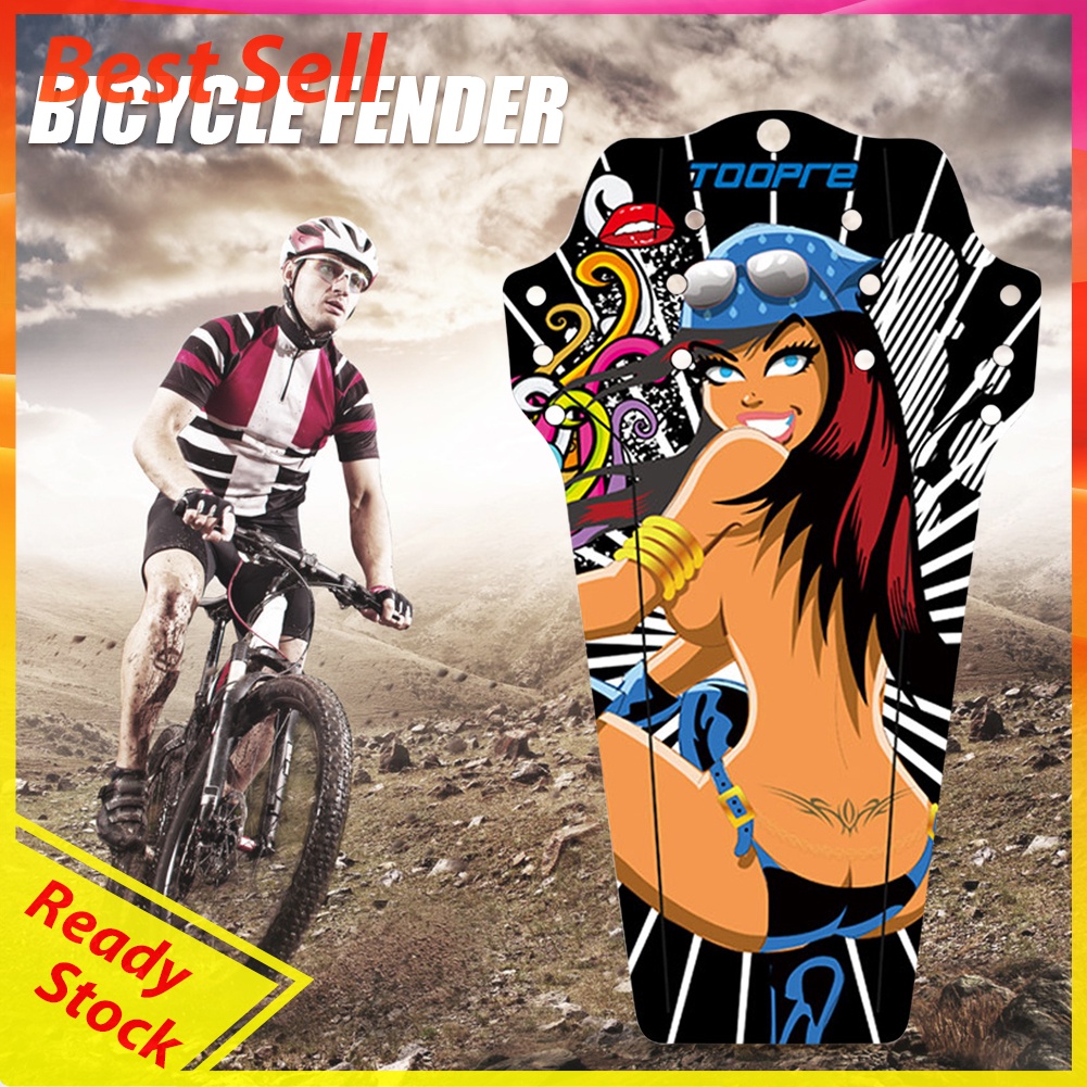 Mountain Bicycle Rear Fender Set Road Bike Replacement Mudguard Bracket Kit