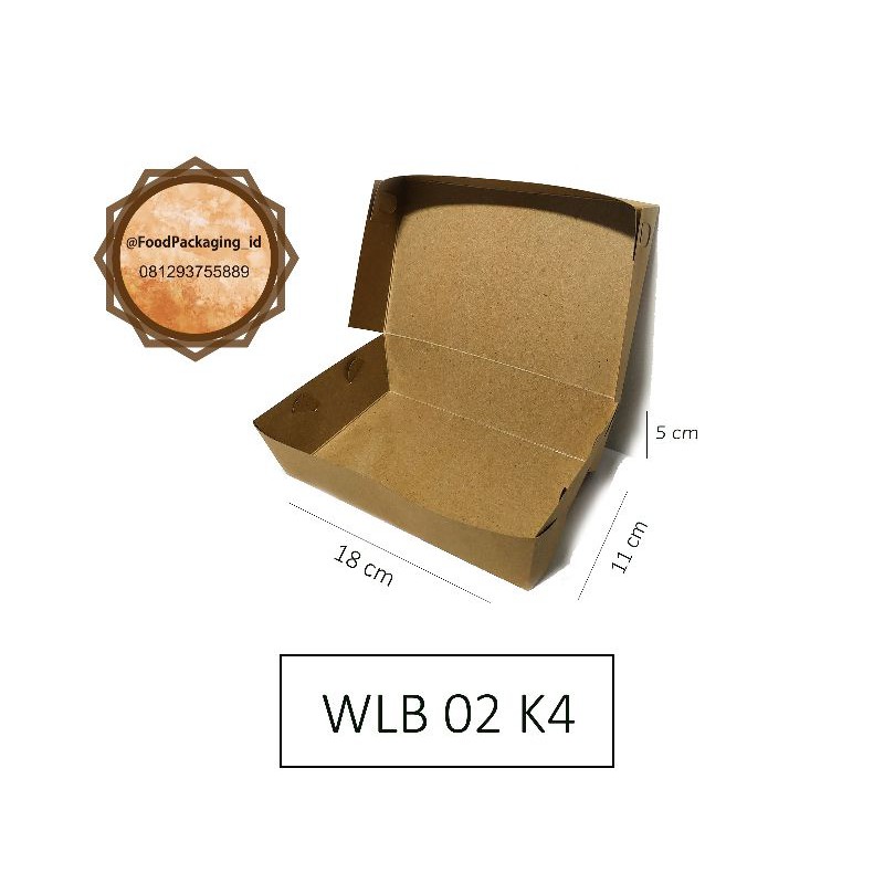 

box kemasan 18x11x5cm foodgrade,tahan panas