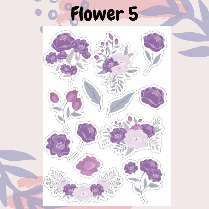 Sticker Tumblr Aesthetic Floral Flower Laptop estetik