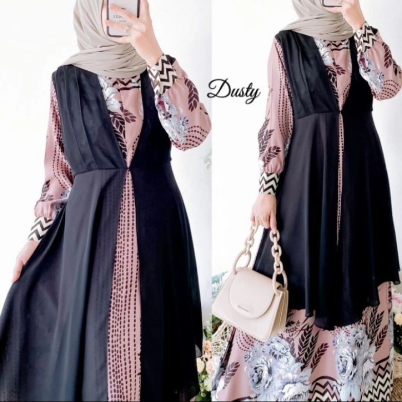 Gamis Maxmara Herritage Mix Cerruty Premium Ribyka Collection