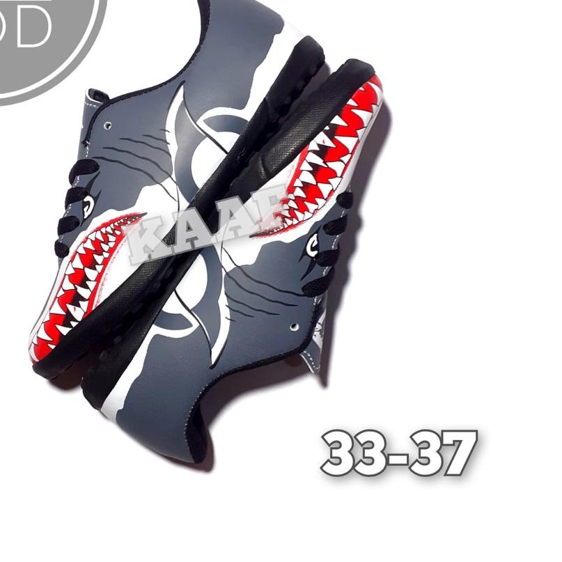 Sepatu Futsal Anak Ortuseight Catalyst Requin FG Red White I Grey White l Blue White l Sepatu Bola K