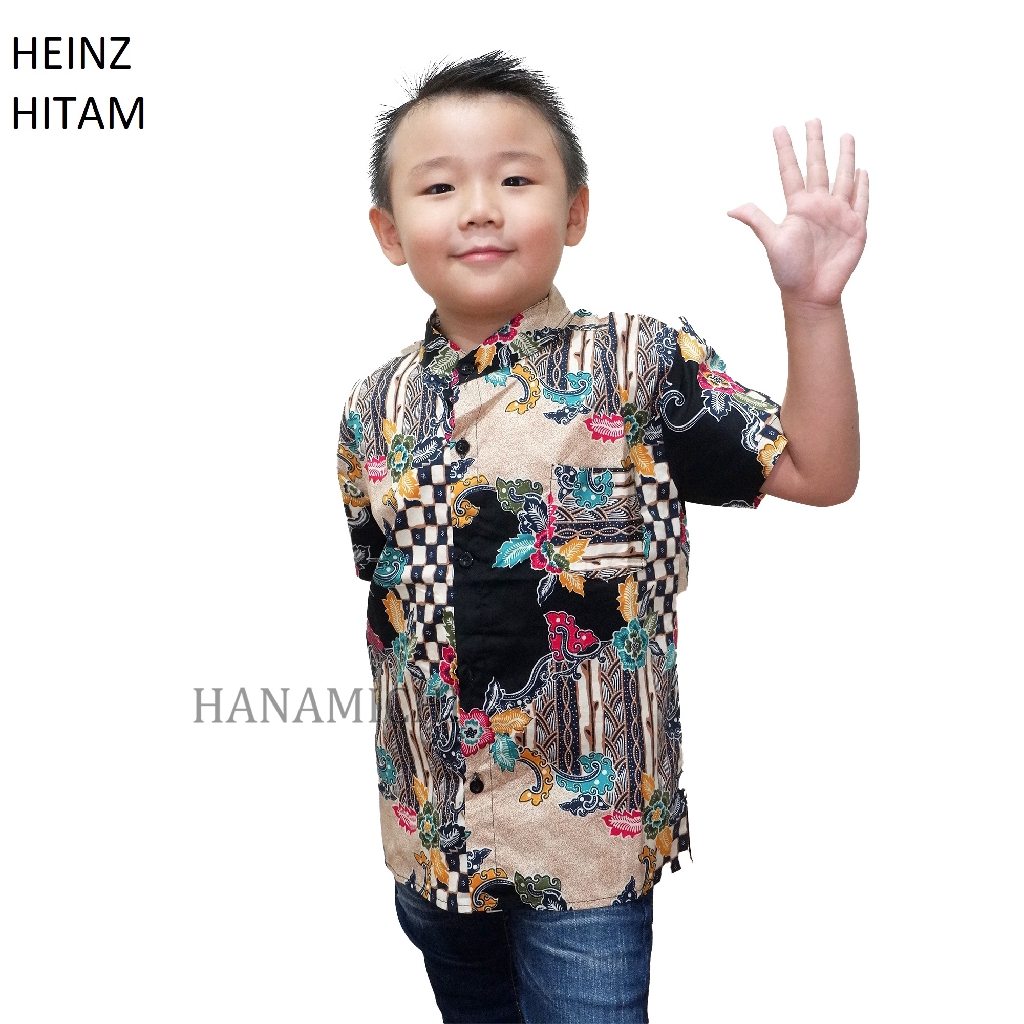 Hanamichi HEINZ Kemeja Anak Lengan Pendek