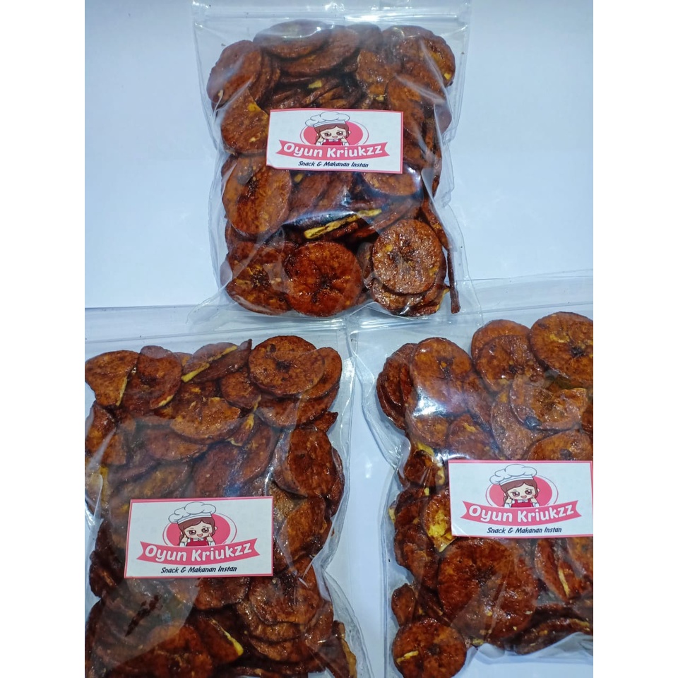 

KERIPIK PISANG paling murah enak gurih sangat terasa coklatnya-200gram