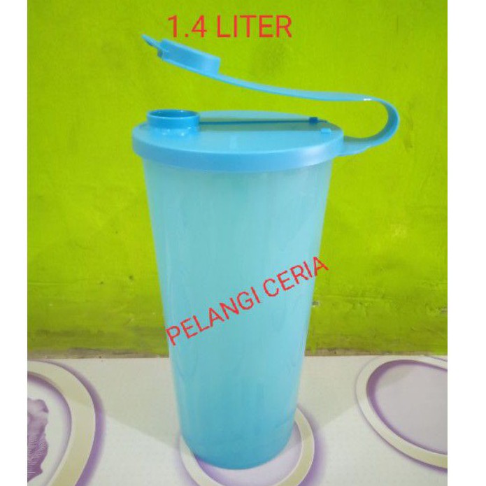 Botol minum ezy carry tupperware 1,4 liter biru