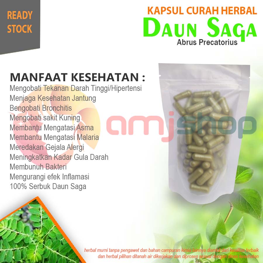 

Daun saga kapsul curah herbal daun saga kapsul herbal asma sakit kuning alergi hipertensi mata