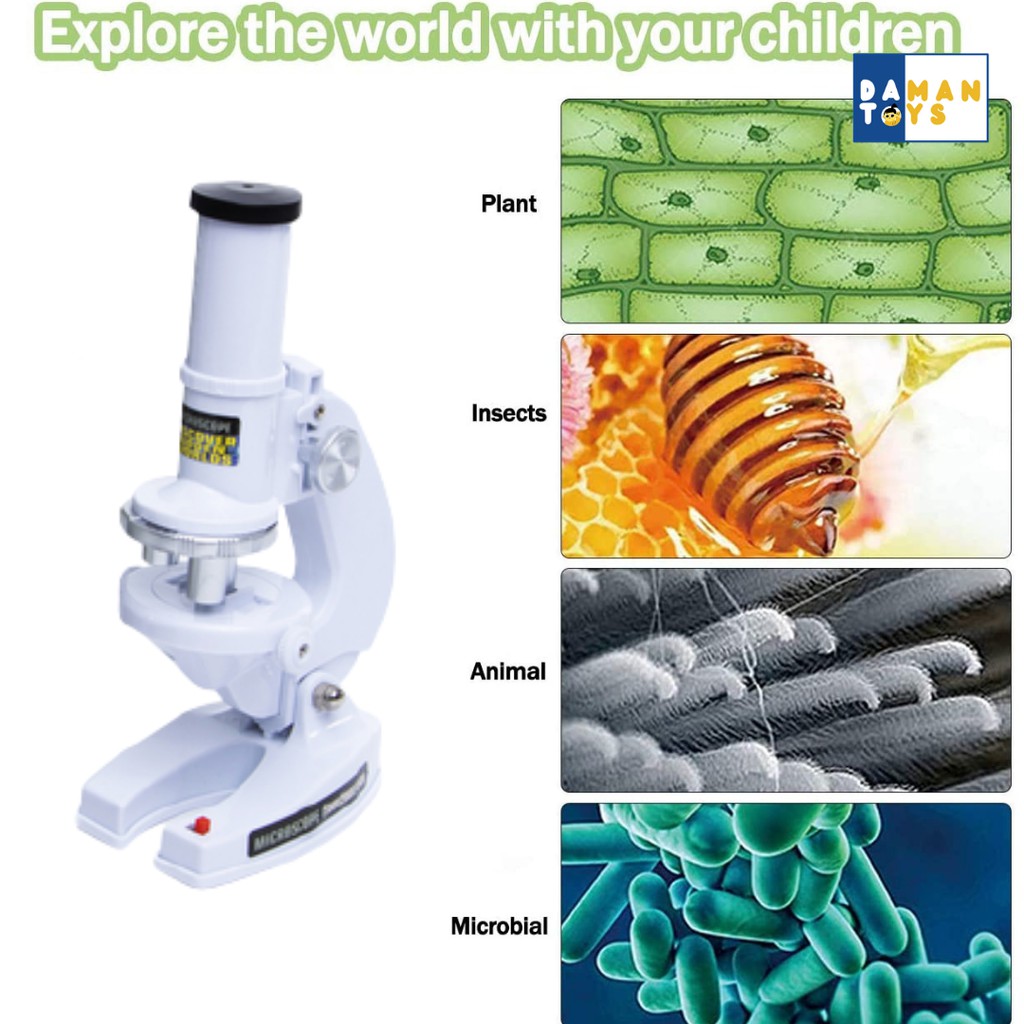 Mainan Anak Science Microscope, Telescope Teropong, Wind Power Blast, Mainan Edukasi Anak