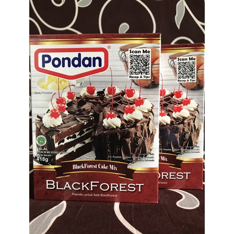 

PONDAN BALCKFOREST CAKE MIX 418grm