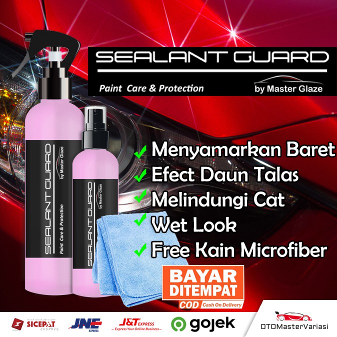 Sealant Guard by Master Glaze Pengkilap Body Motor Pengkilap Body Mobil Helm Wax Poles Nano Ceramic