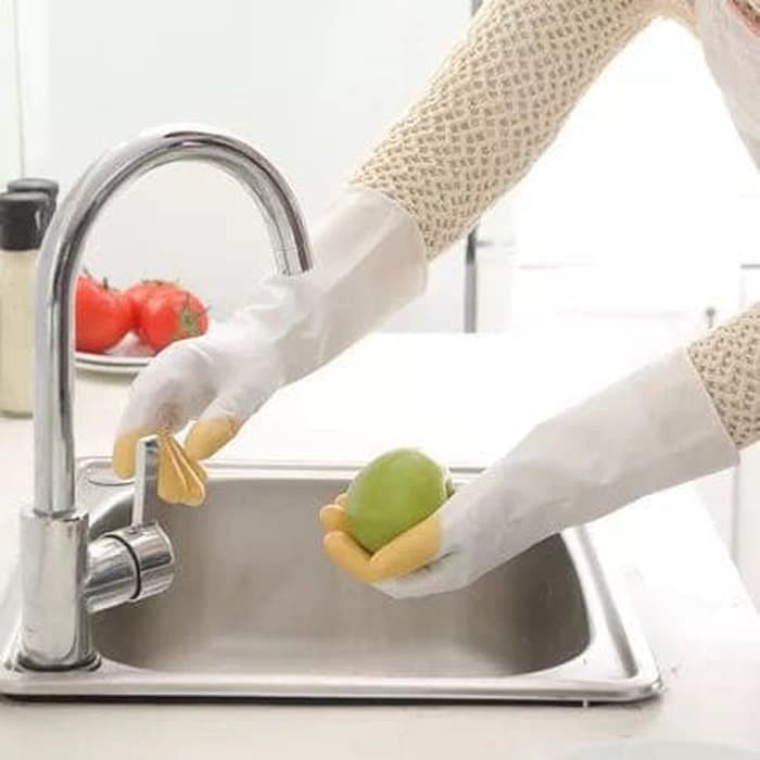 Sarung Tangan Karet Waterproof / Sarung Tangan Karet Cuci Piring Dapur Rumah Tangga