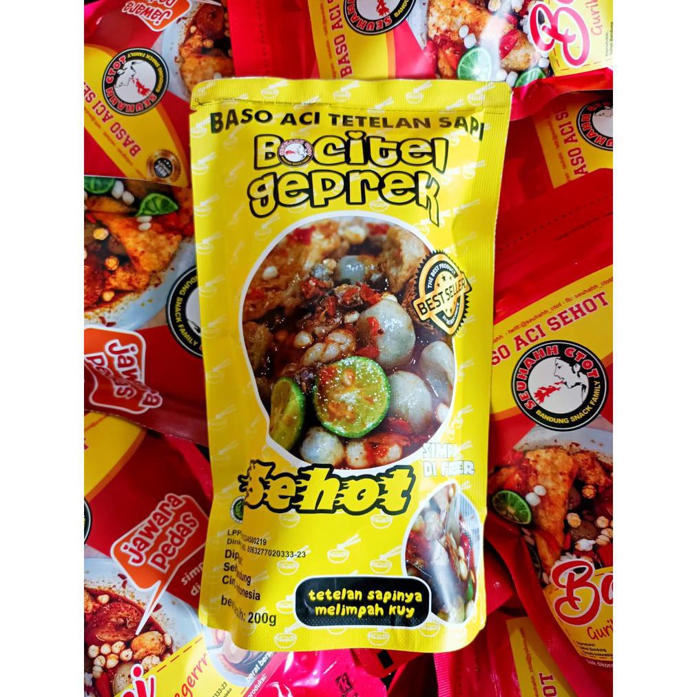 

Best Seller Baso Aci Tetelan Sapi Geprek Sehot /Bocitel Tetelannya Melimpah Pedasnya Nagih