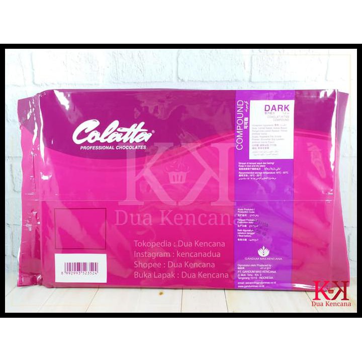 

COLATTA DARK COMPOUND 1 KG COKLAT HITAM COMPOUND CHOCOLATE COLLATA