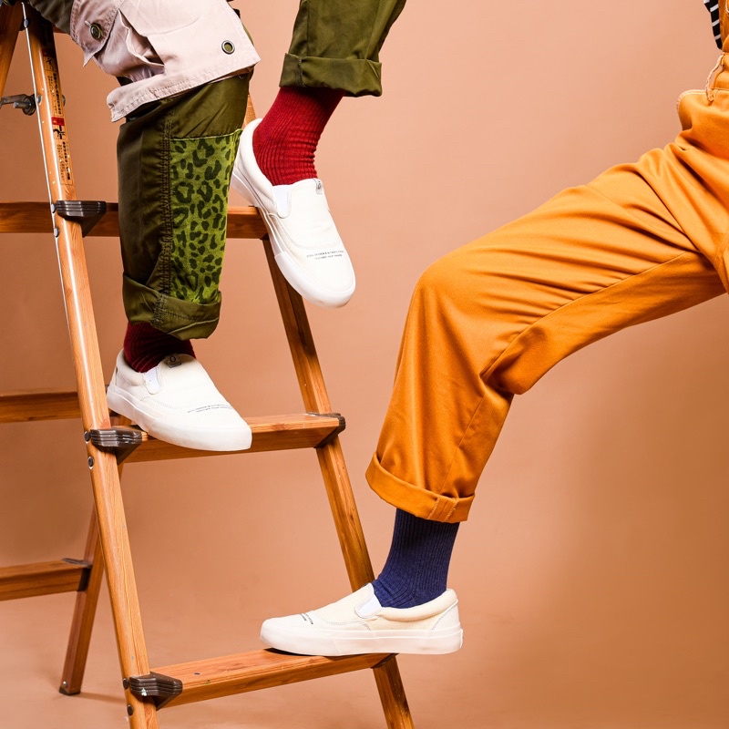 Sepatu Noosa Liberta Slip On Classic Natural White