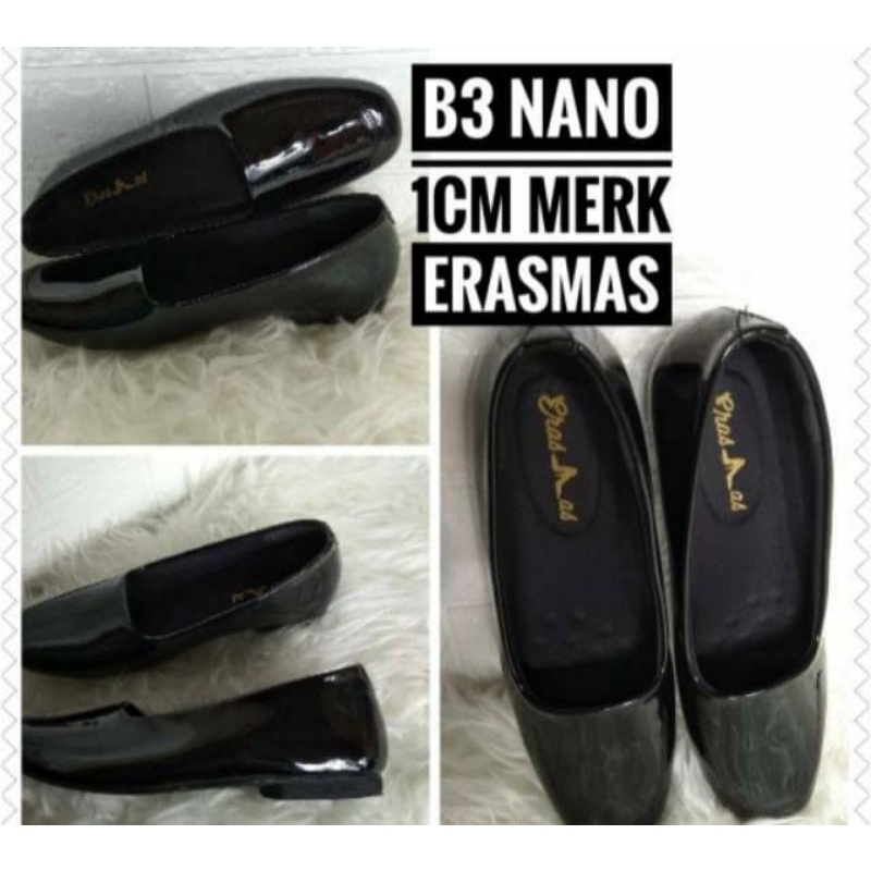 SEPATU SELOP B3 NANO 1CM  MERK ERASMAS