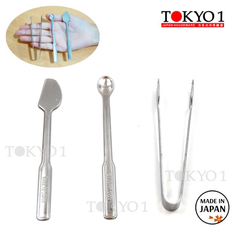 Mini Tong 3P Sendok Capitan Mini 1 Set MADE IN JAPAN