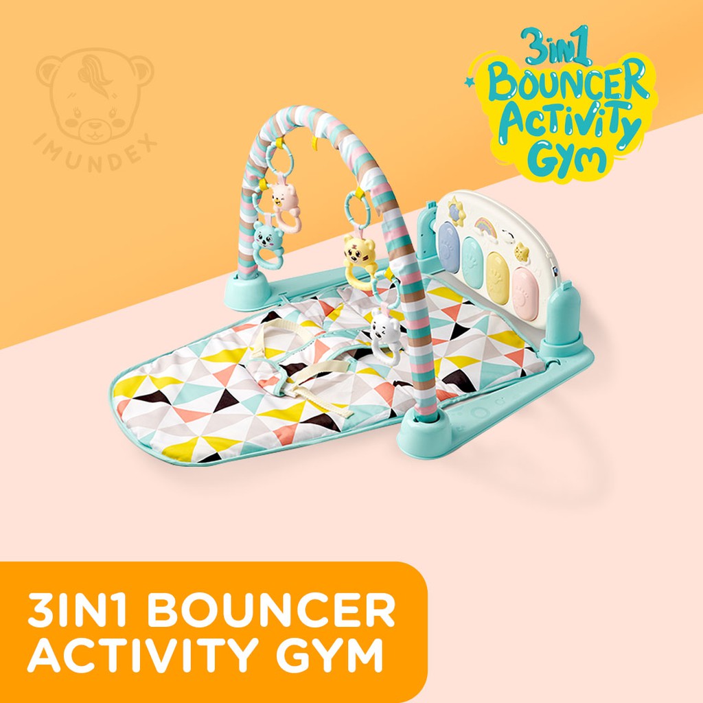 Jual IMUNDEX 3in1 Diamond Series Activity Gym/Playgym/Bouncer Piano