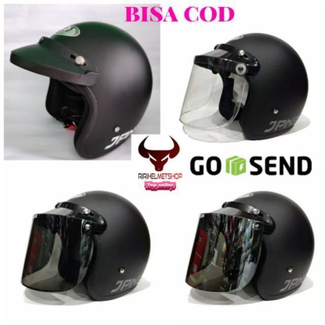 Helm bogo jpn original hitam dof | Shopee Indonesia