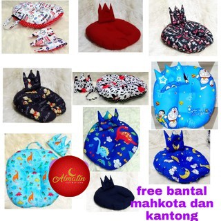 2in1 Sofa Bayi Multifungsi Kasur Bayi /  Sofa Bayi free bantal mahkota bayi