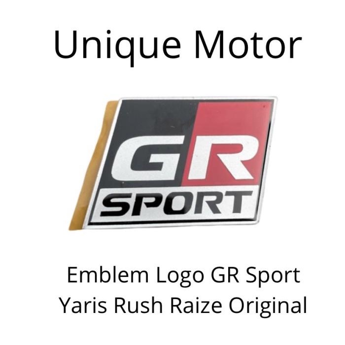 Emblem Logo GR Sport Yaris Raize Rush Fortuner Avanza