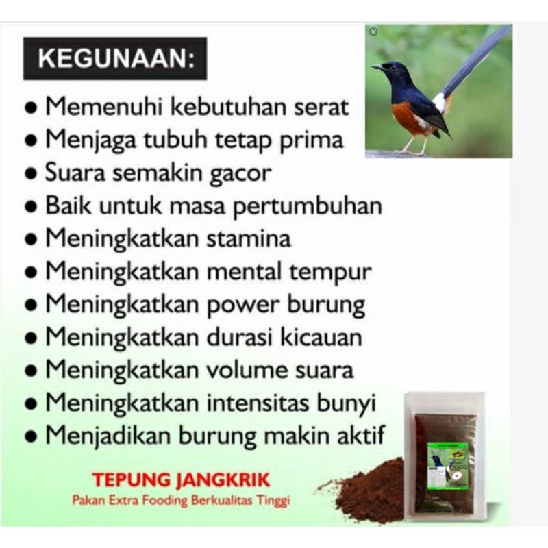 

tepung jangkrik murni